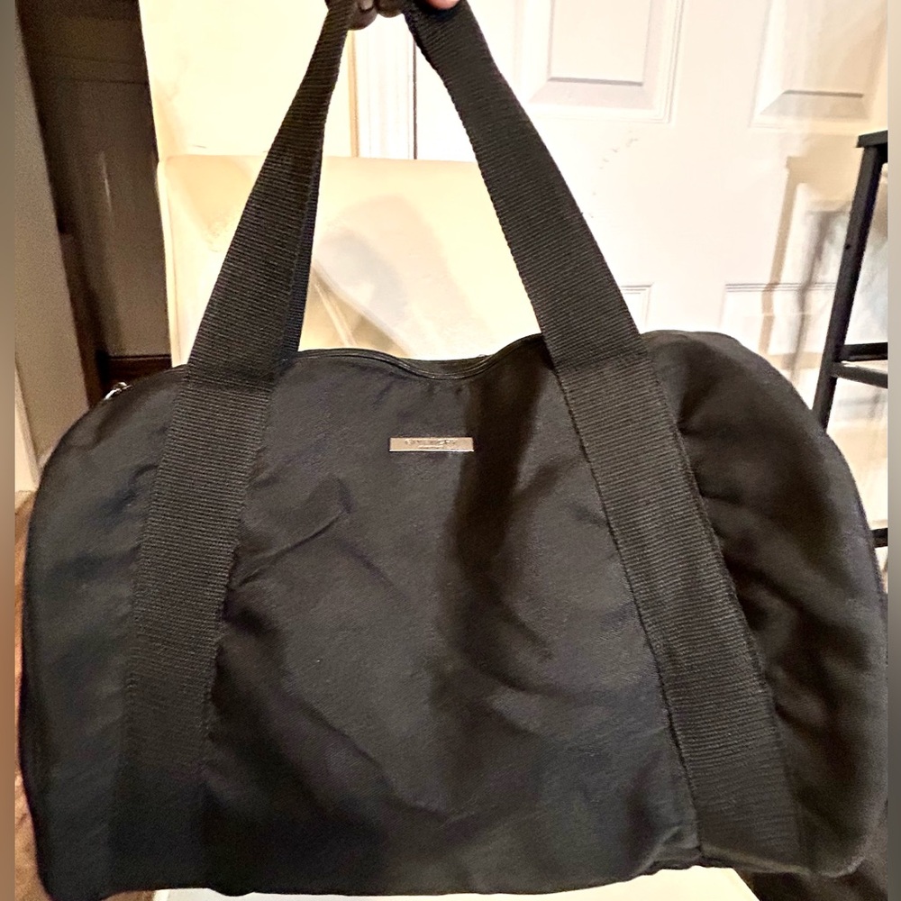 Givenchy Black Duffle Bag with Silver Accents from the Cosmetics Collections